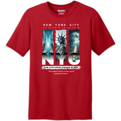 New york city Gildan Performance T-Shirt. 42000