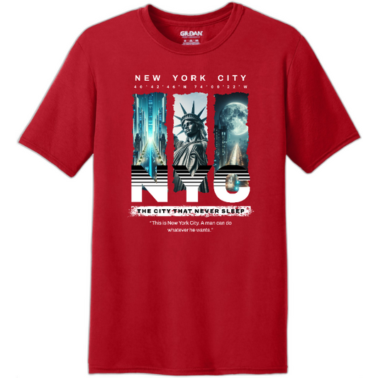 New york city Gildan Performance T-Shirt. 42000
