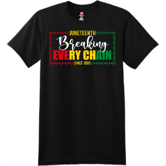 Breaking every chains- Perfect-T Cotton T-Shirt. 4980