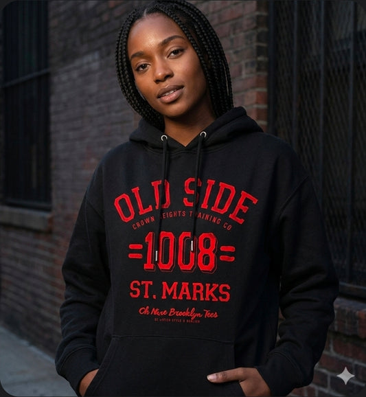 Albany Alma mata Training Series 'The 1008' Rugged embroidery Hoodie (Sweatshirt).