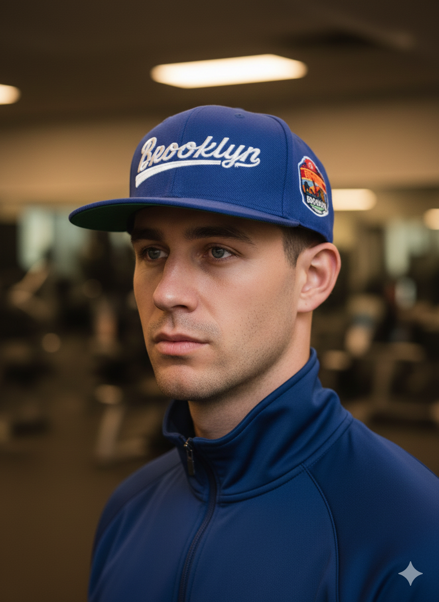 Oh-nine signature Brooklyn hats badge 09