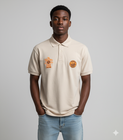 Oh-nine badge polo shirts