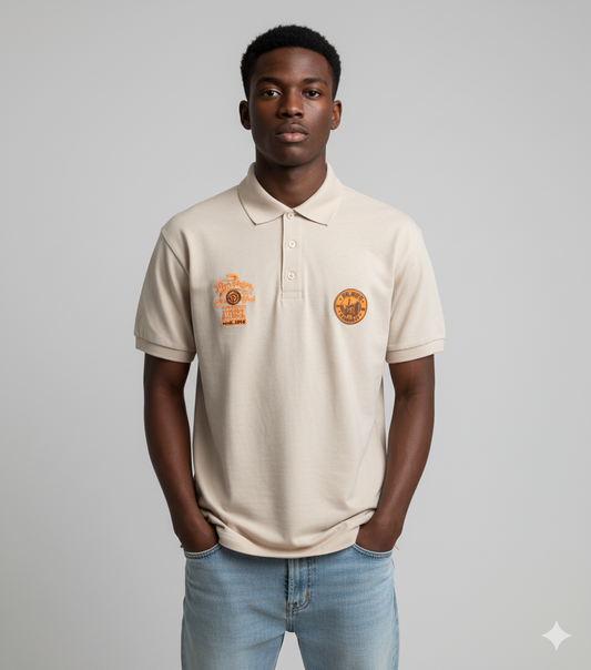 Oh-nine badge polo shirts